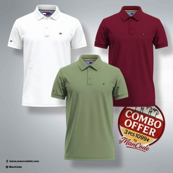Tommy Hilfiger PoLo Lemon Meron White Combo