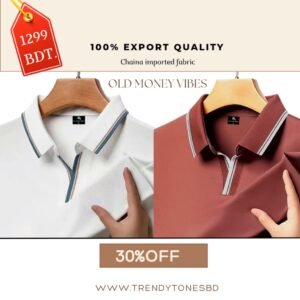 Premium Quality Old Money Polo Combo White & Coffee