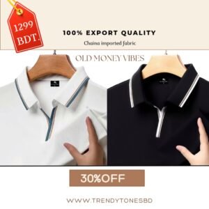 Premium Quality Old Money Polo Combo White & Black